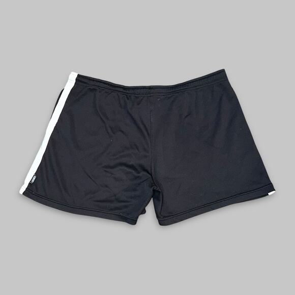 Jockey Women’s Black Athletic Shorts with White Side Stripe - Size M - Picture 2 of 4